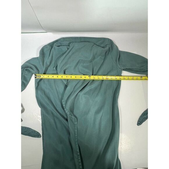 MAX JEANS Womens Mid Length Duster Jacket Tie Waist Size XS Open Front NEW - Picture 5 of 11